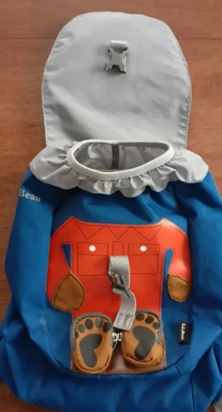 LL Bean Bear Toddlers Back Pack - Picture 2 of 5